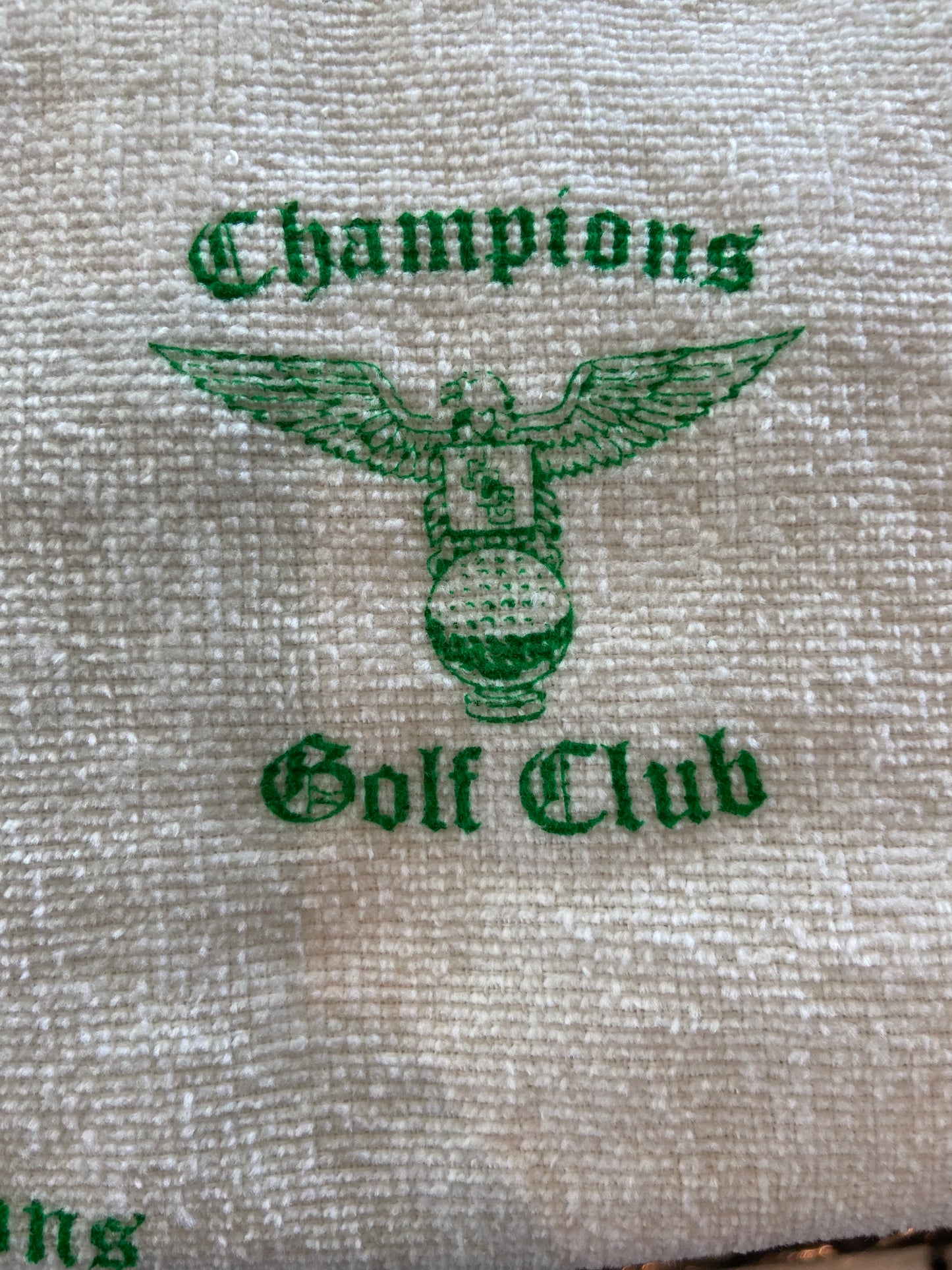 Champions Caddy Towel