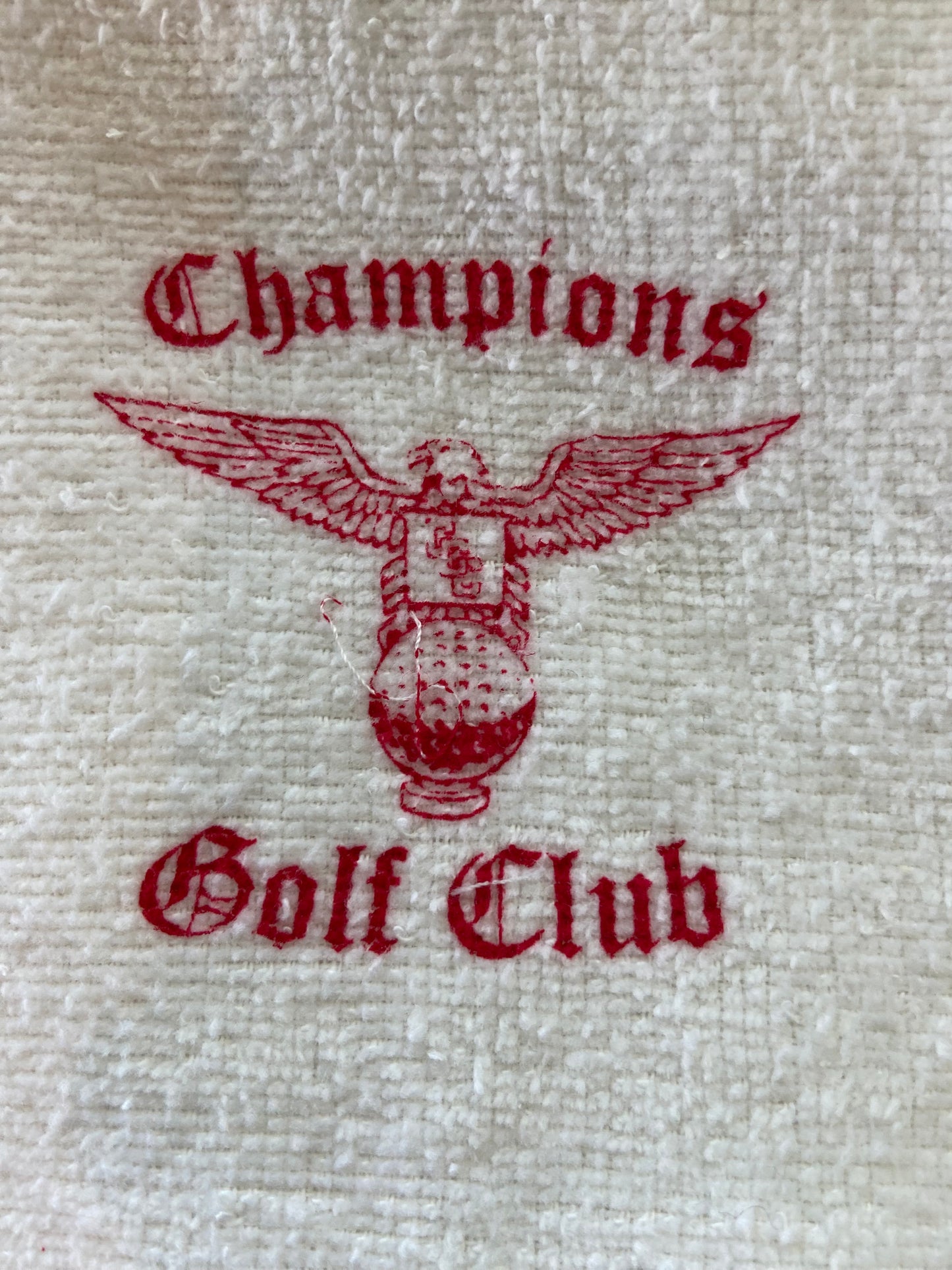 Champions Caddy Towel