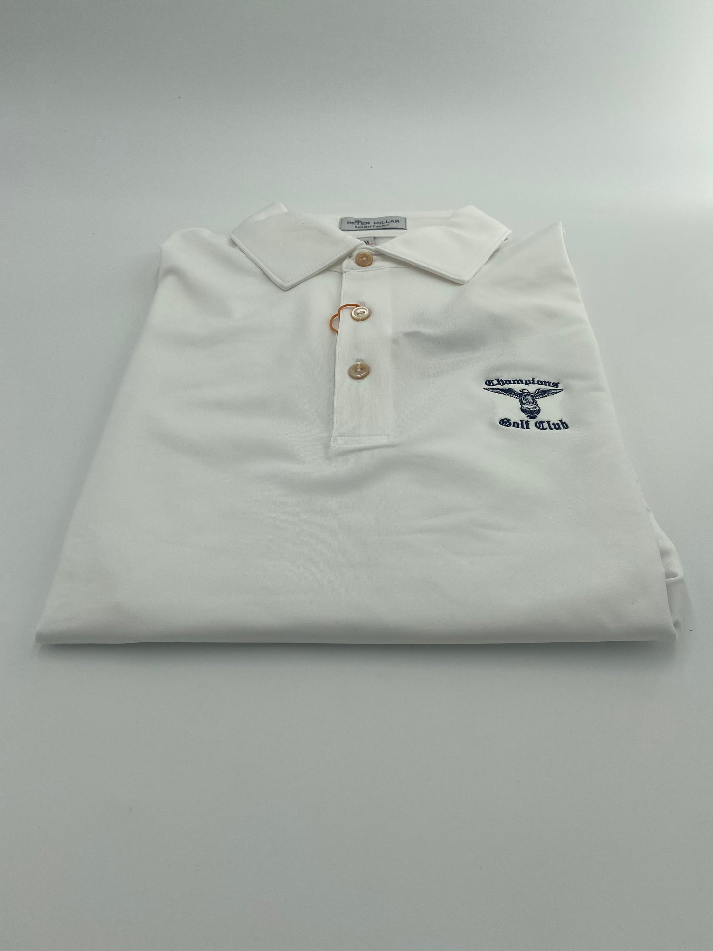 Peter Millar Summer Comfort Solid White Polo